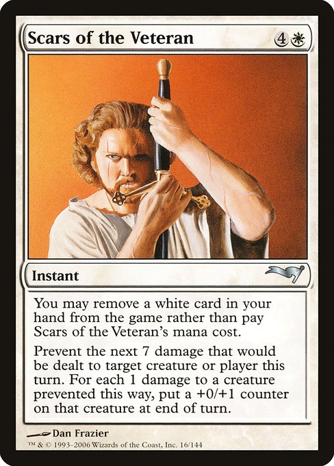 Cst 16 scars of the veteran