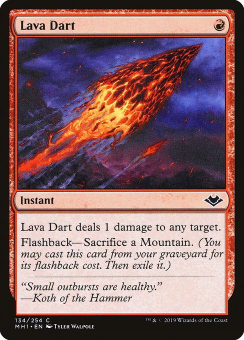 Mh1 134 lava dart