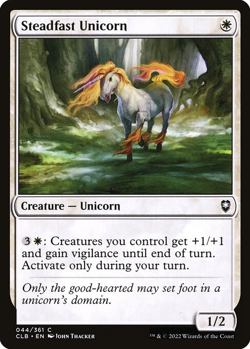 Clb 44 steadfast unicorn