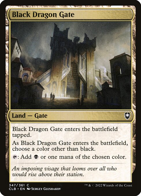Clb 347 black dragon gate