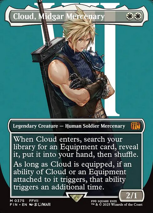 Fin 375 cloud midgar mercenary