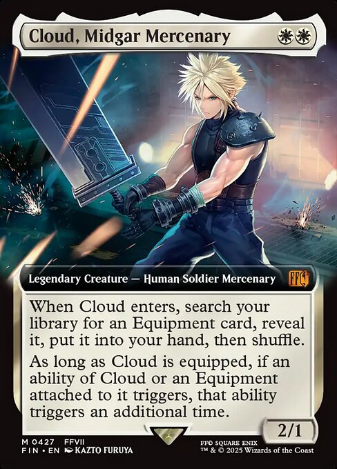Fin 427 cloud midgar mercenary